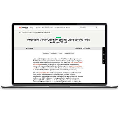 Presentazione di Cortex Cloud 2.0: Sicurezza cloud più intelligente per un mondo basato su AI