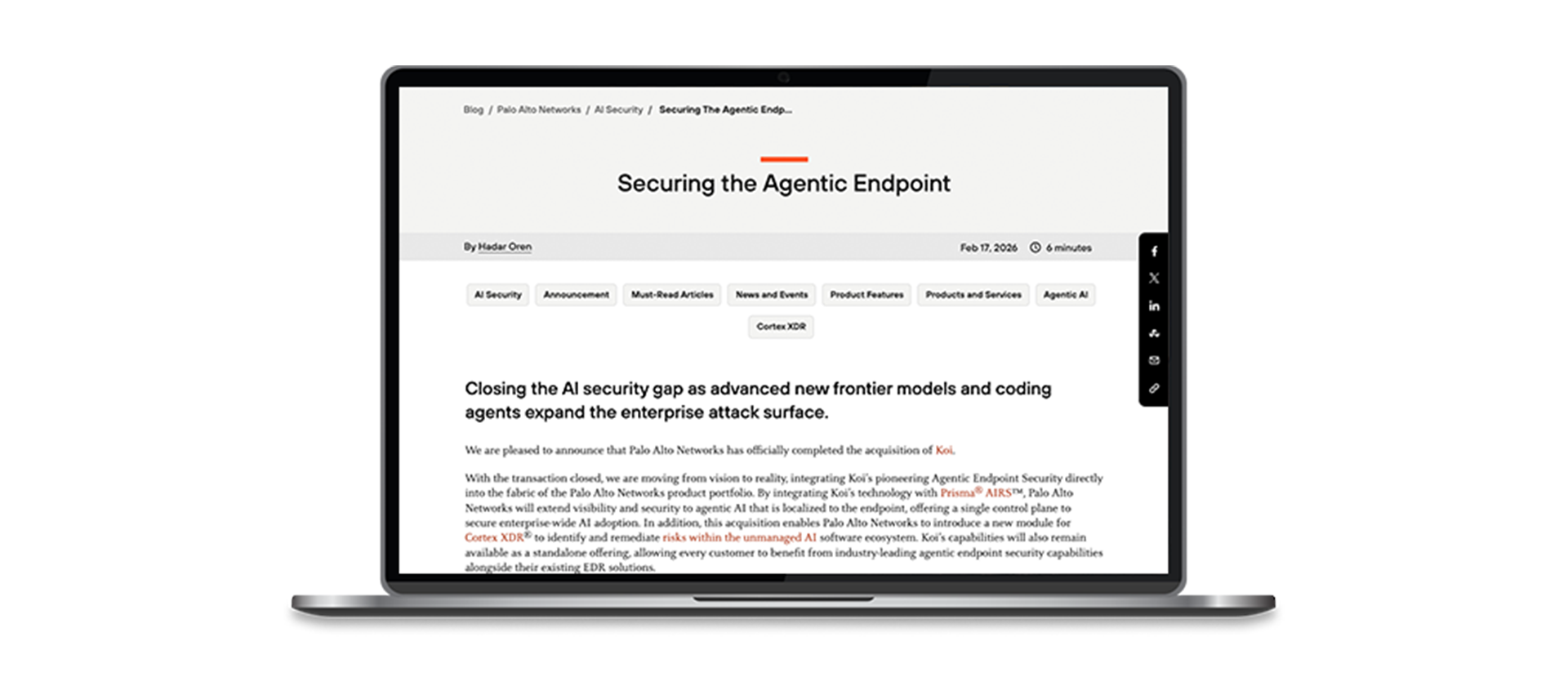 Protezione degli endpoint agentici