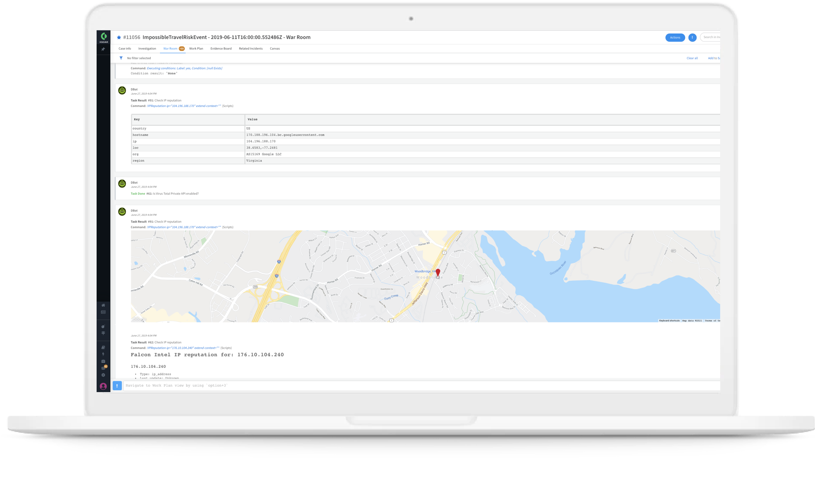 Una sala operativa per ogni incidente