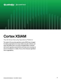 Scheda tecnica di Cortex XSIAM