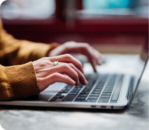 digitazione sul portatile