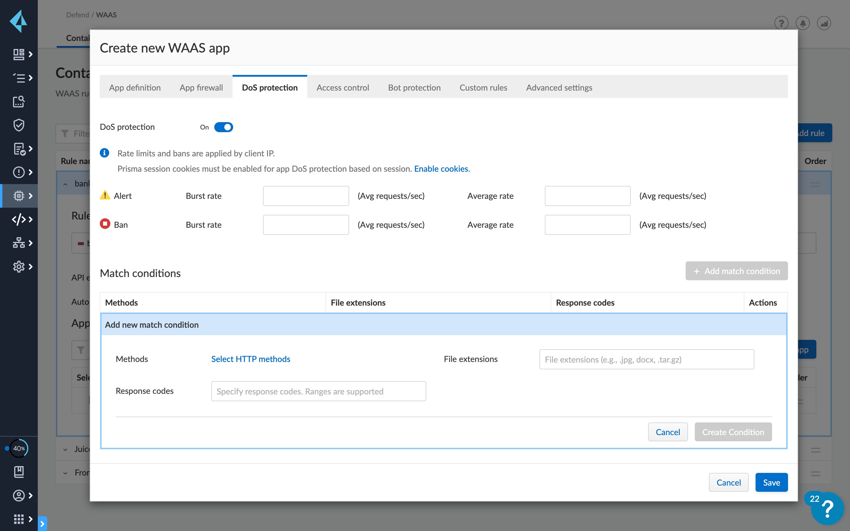 Protezione delle applicazioni dagli attacchi DoS