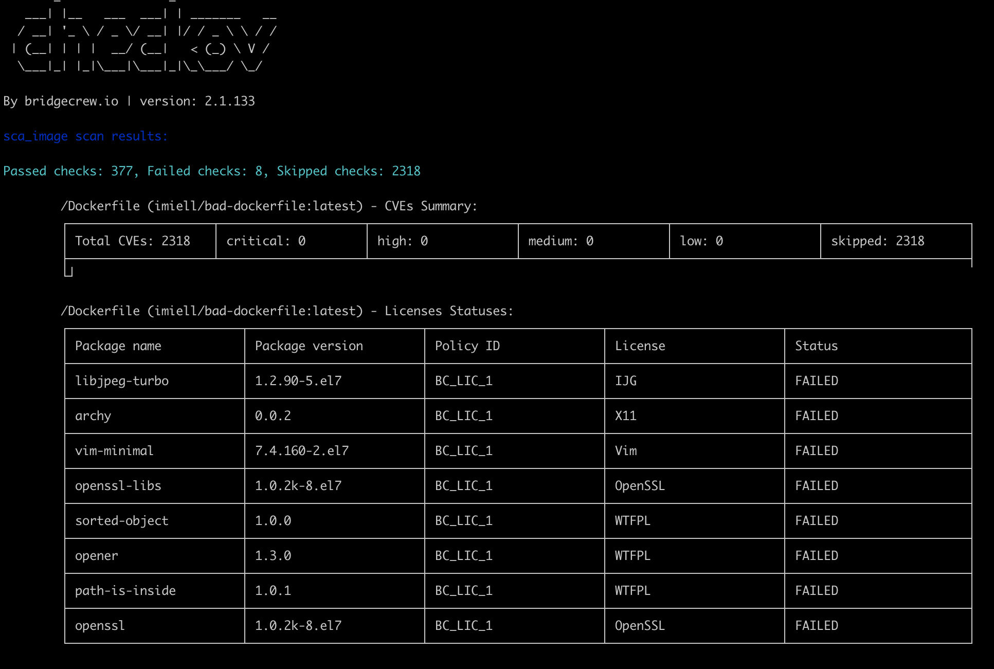 Conformità delle licenze software open source