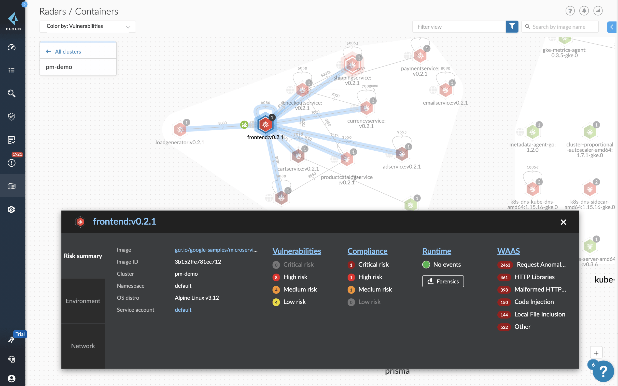 Protezione dei carichi di lavoro cloud