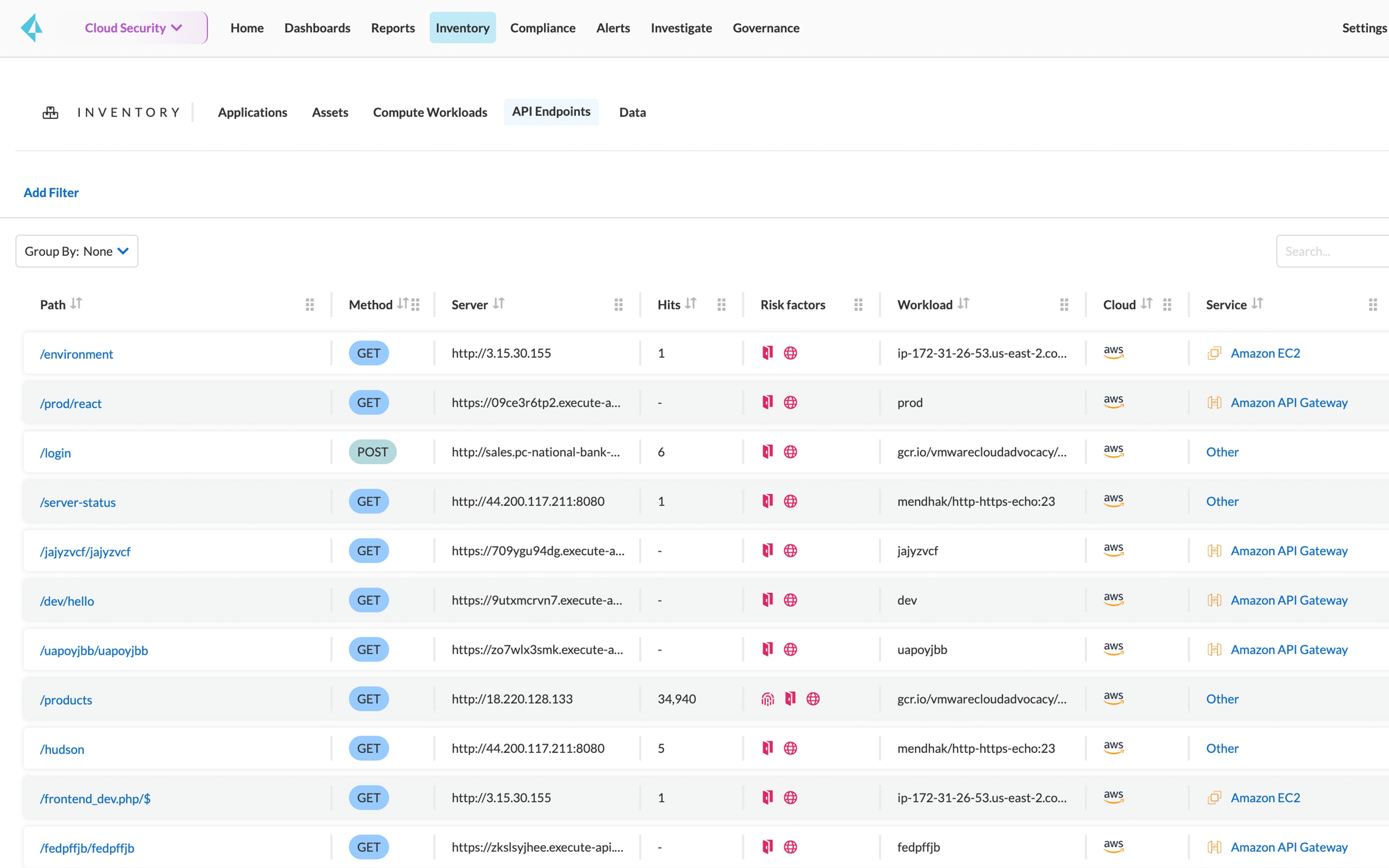 Individuazione delle API