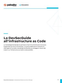 Guida DevSecGuide all'Infrastructure as Code (IaC) di Prisma Cloud ...